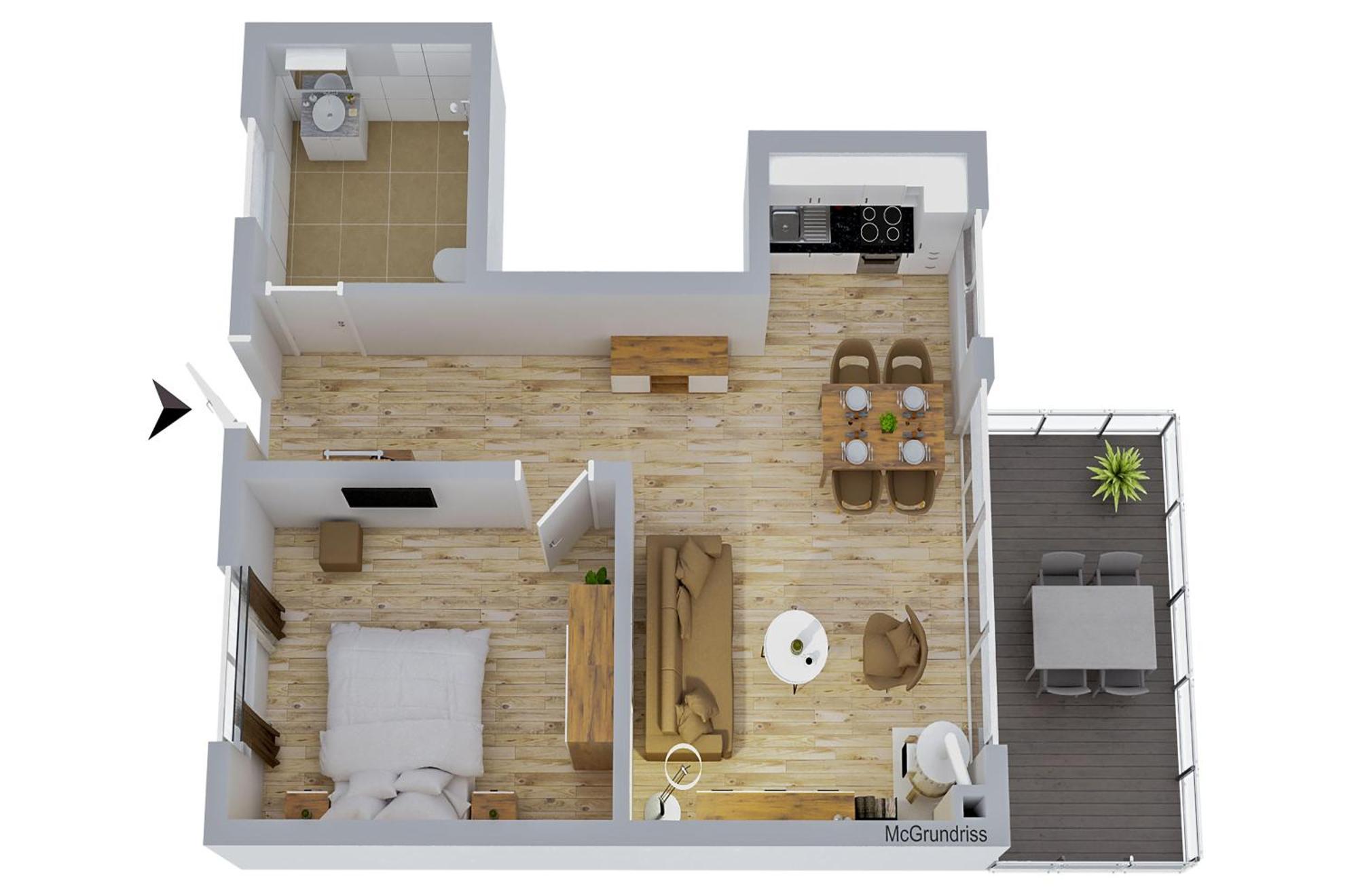 Gluecksraum - Modernes Apartment Mit Panoramablick, Kamin & Wohlfuehlambiente 크라코프암지 외부 사진